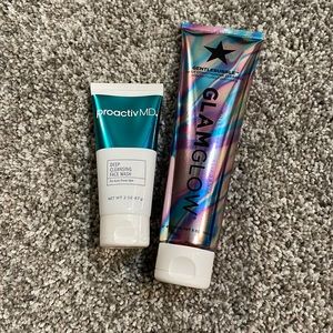 Glam Glow & Proactiv MD Face Washes